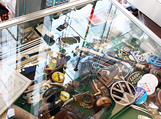 inside brechin treasures, badges